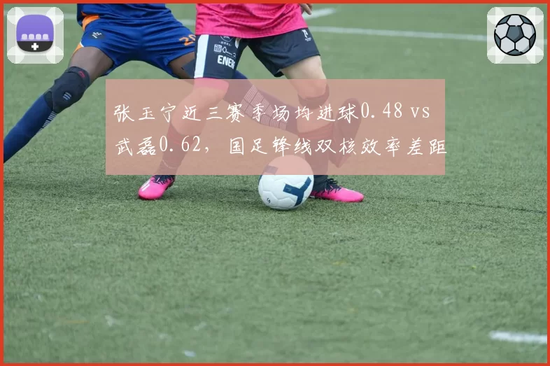张玉宁近三赛季场均进球0.48 vs 武磊0.62，国足锋线双核效率差距拉大